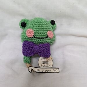 Handmade Frog Baby Toy